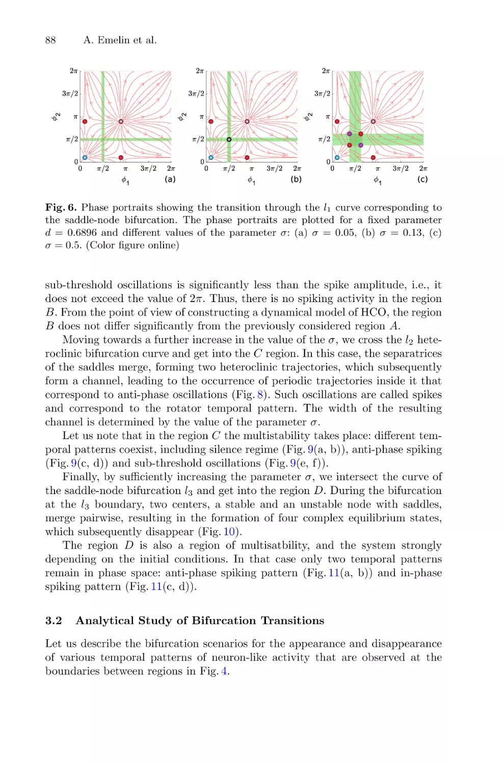 3.2 Analytical Study of Bifurcation Transitions