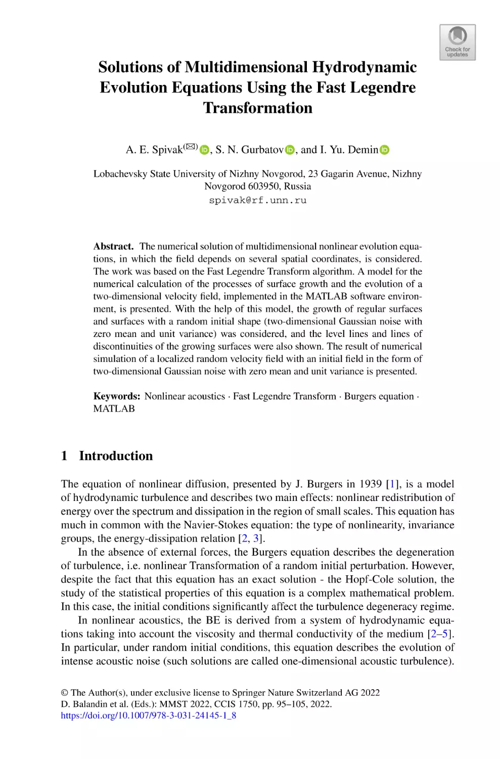 Solutions of Multidimensional Hydrodynamic Evolution Equations Using the Fast Legendre Transformation
1 Introduction