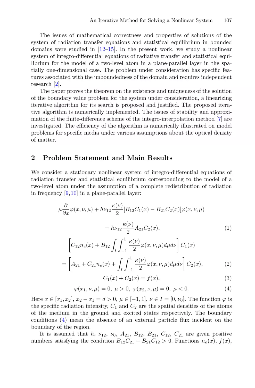 2 Problem Statement and Main Results
