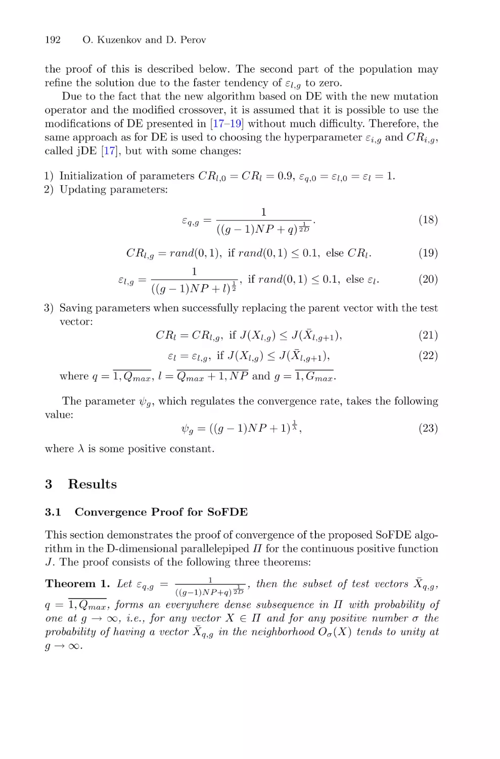 3 Results
3.1 Convergence Proof for SoFDE
