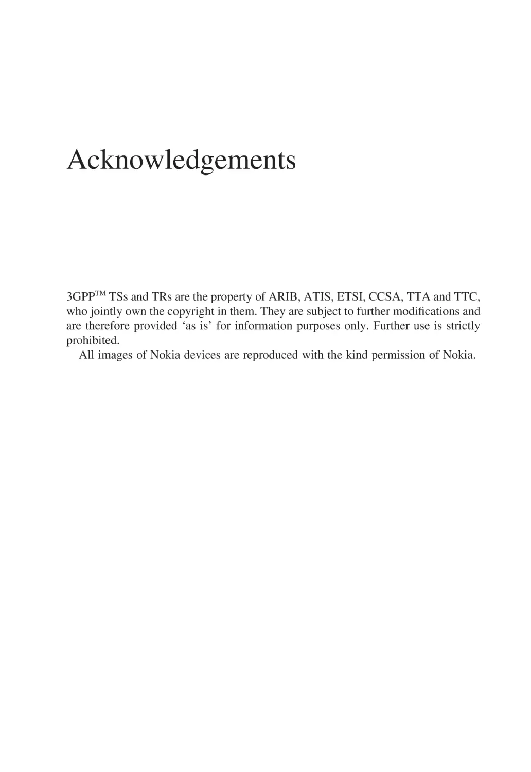 Acknowledgements