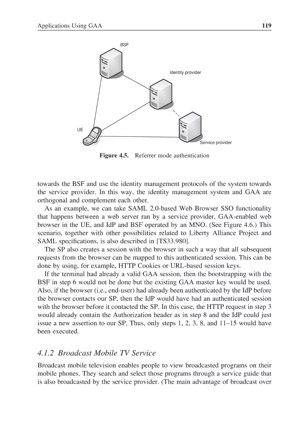 4.1.2 Broadcast Mobile TV Service