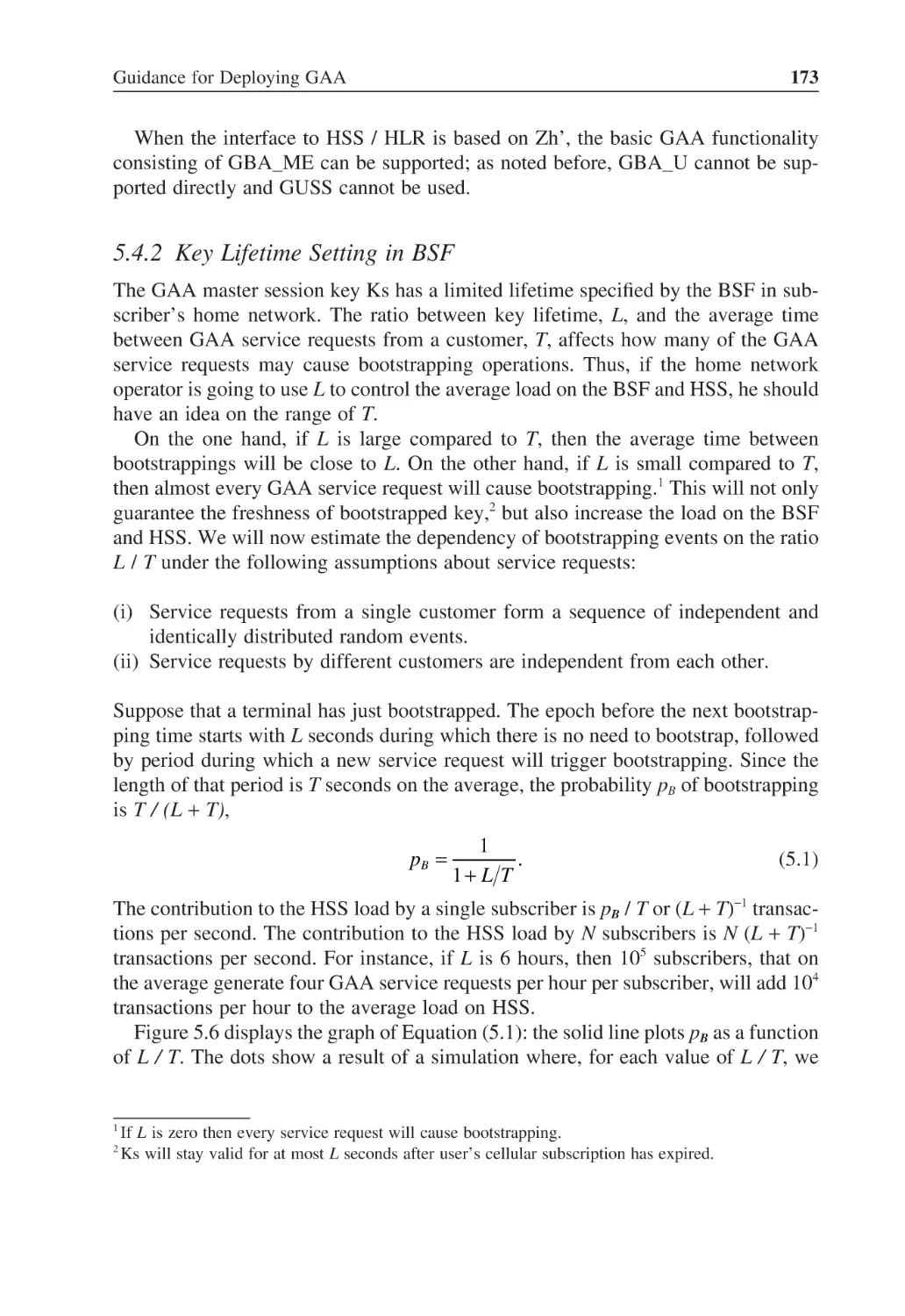 5.4.2 Key Lifetime Setting in BSF