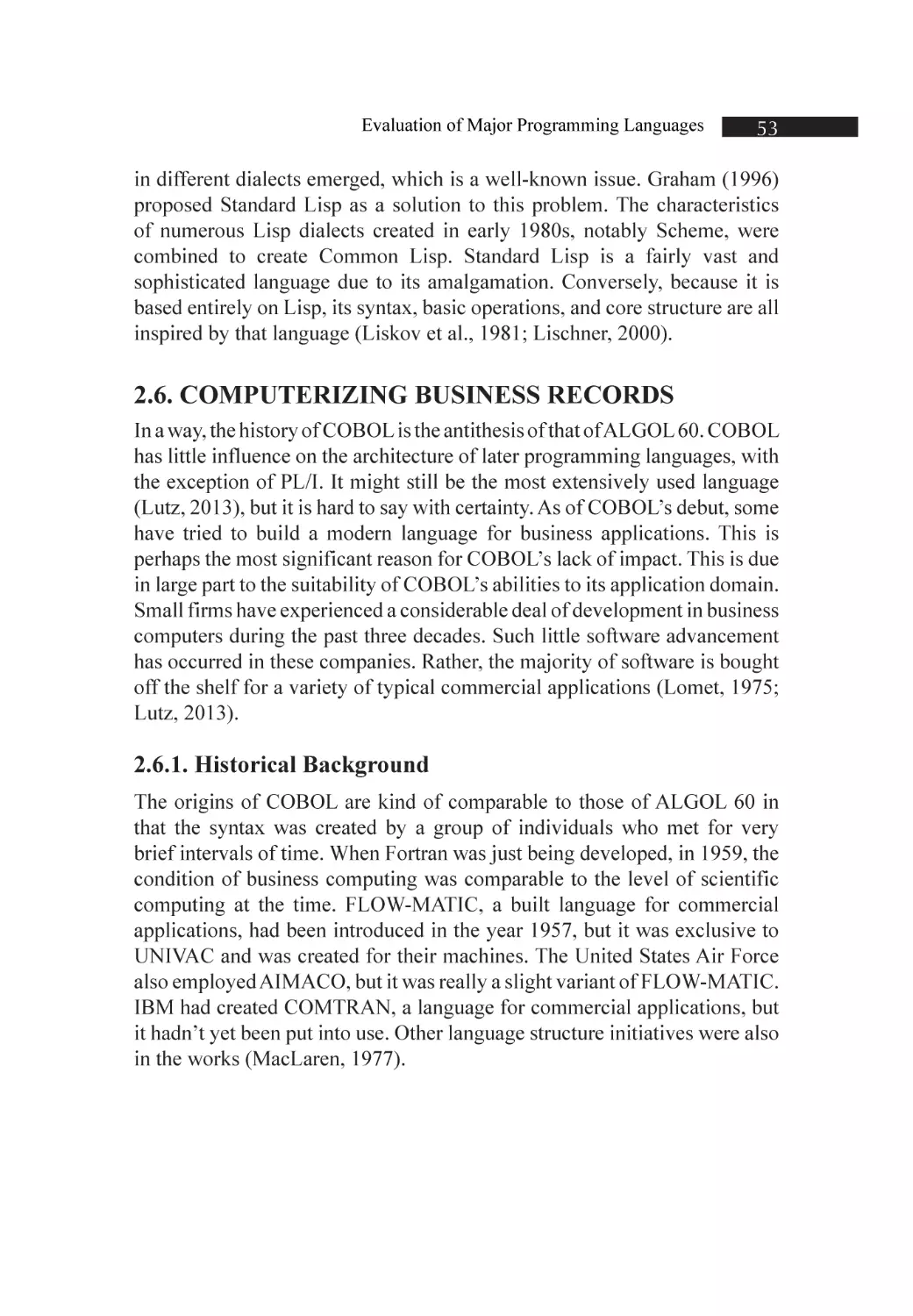 2.6. Computerizing Business Records