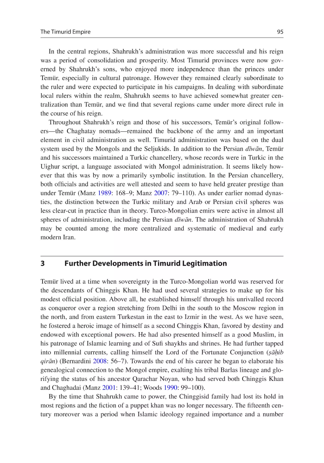 3	Further Developments in Timurid Legitimation