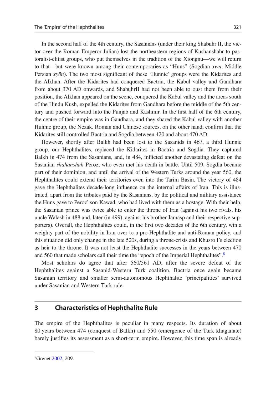 3	Characteristics of Hephthalite Rule